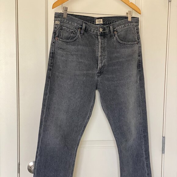 Citizens of Humanity Charlotte High Rise Straight Jeans – Grayscale Wash SZ 30 - Picture 2 of 3